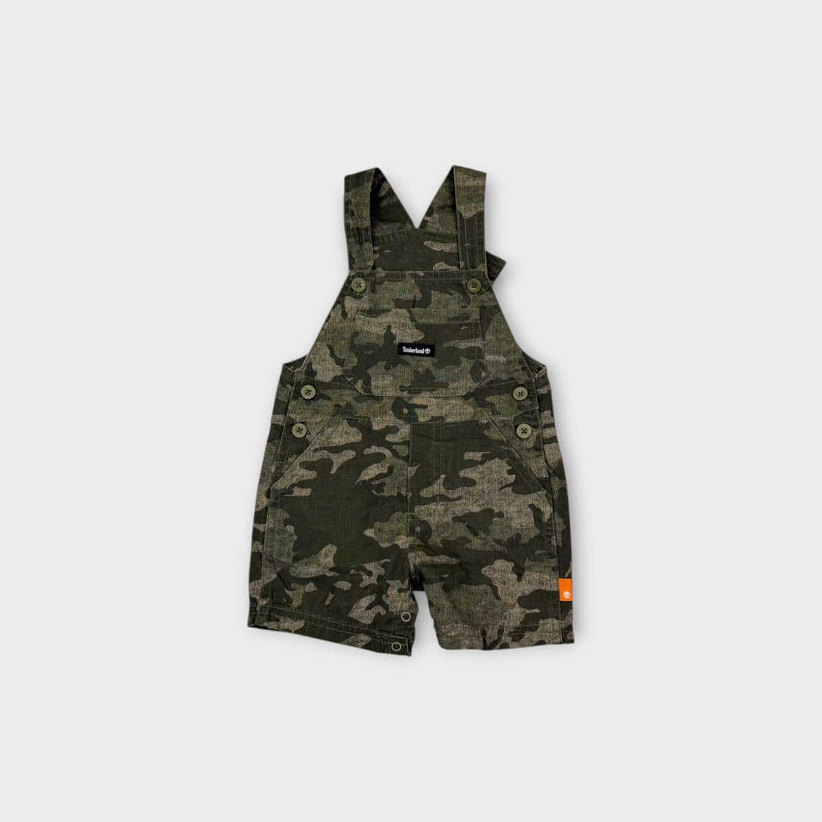Timberland Camo Shortalls, Size 0