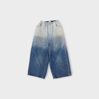 Lenn Label Ombre Wide Jeans, Size 6