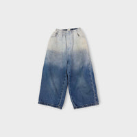 Lenn Label Ombre Wide Jeans, Size 6