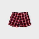 Red Plaid Shorts, Size 3