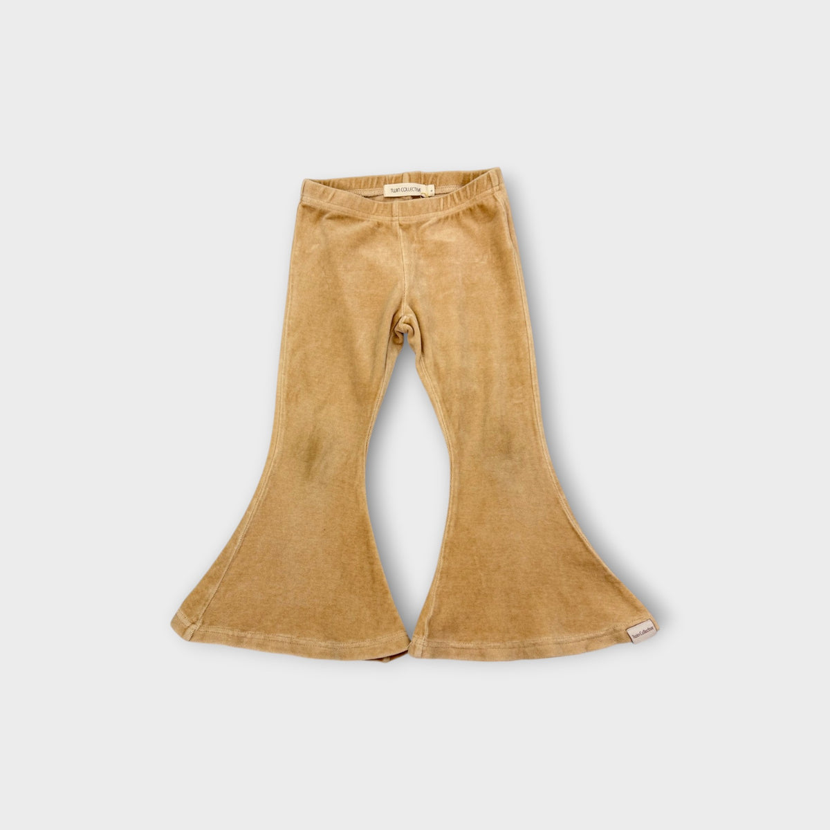 Twin Collective Velour Flare Pants, Size 4