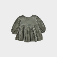 Green Linen Dress, Size 0