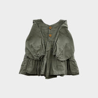 Green Linen Dress, Size 0