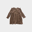 Brown Muslin Dress, Size 0