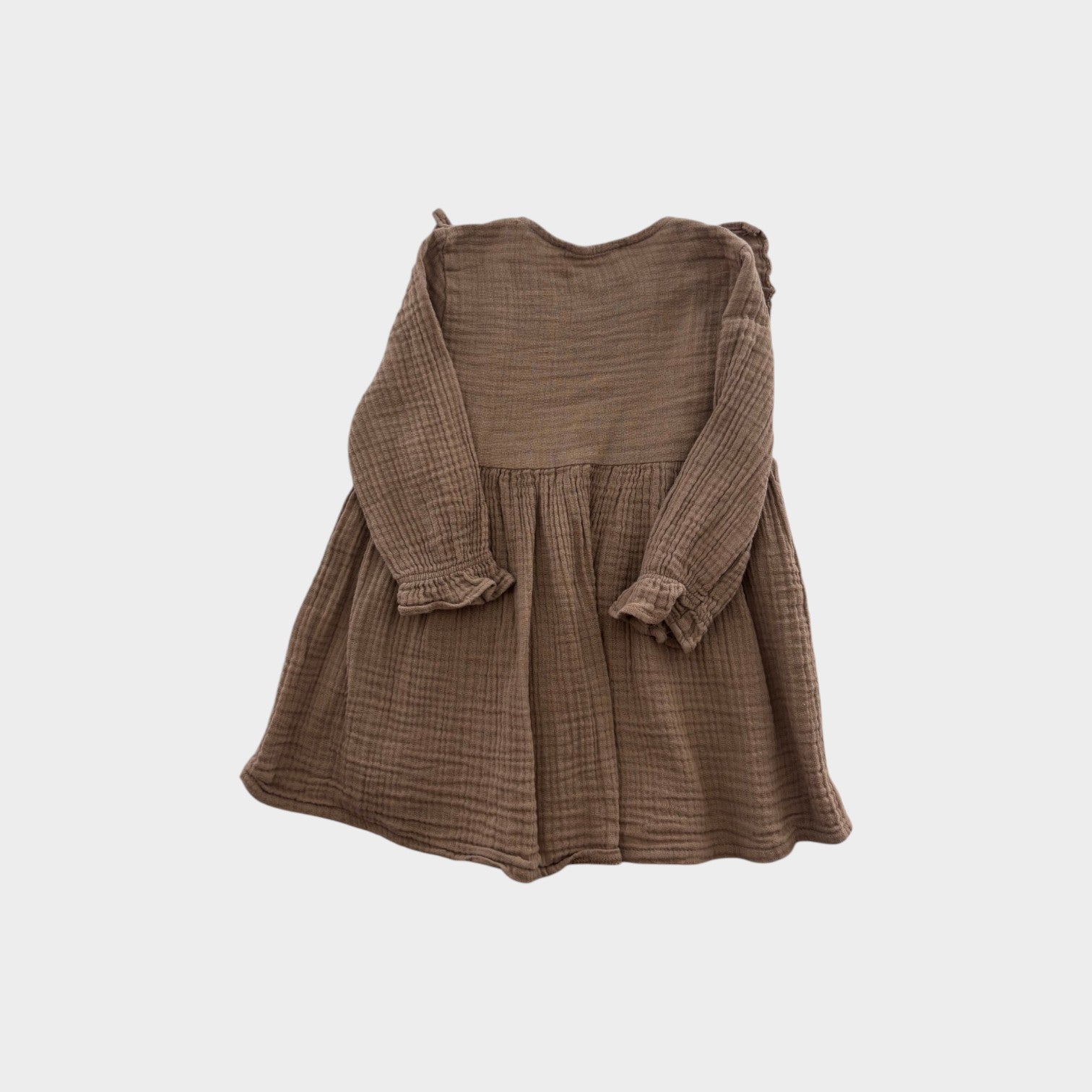 Brown Muslin Dress, Size 0