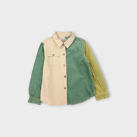 Ghanda Corduroy Block Shirt, Size 7-8