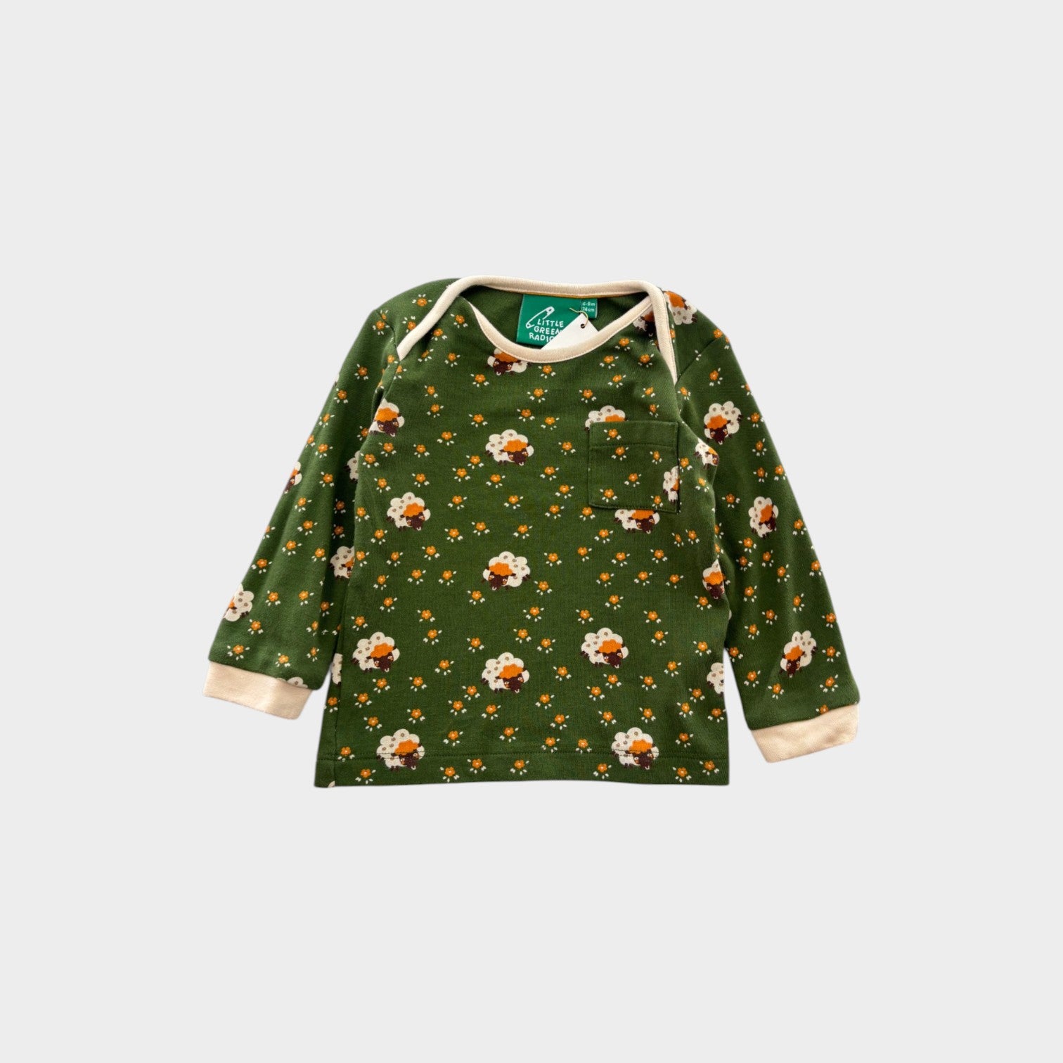 Little Green Radicals Sheep Top, Size 0