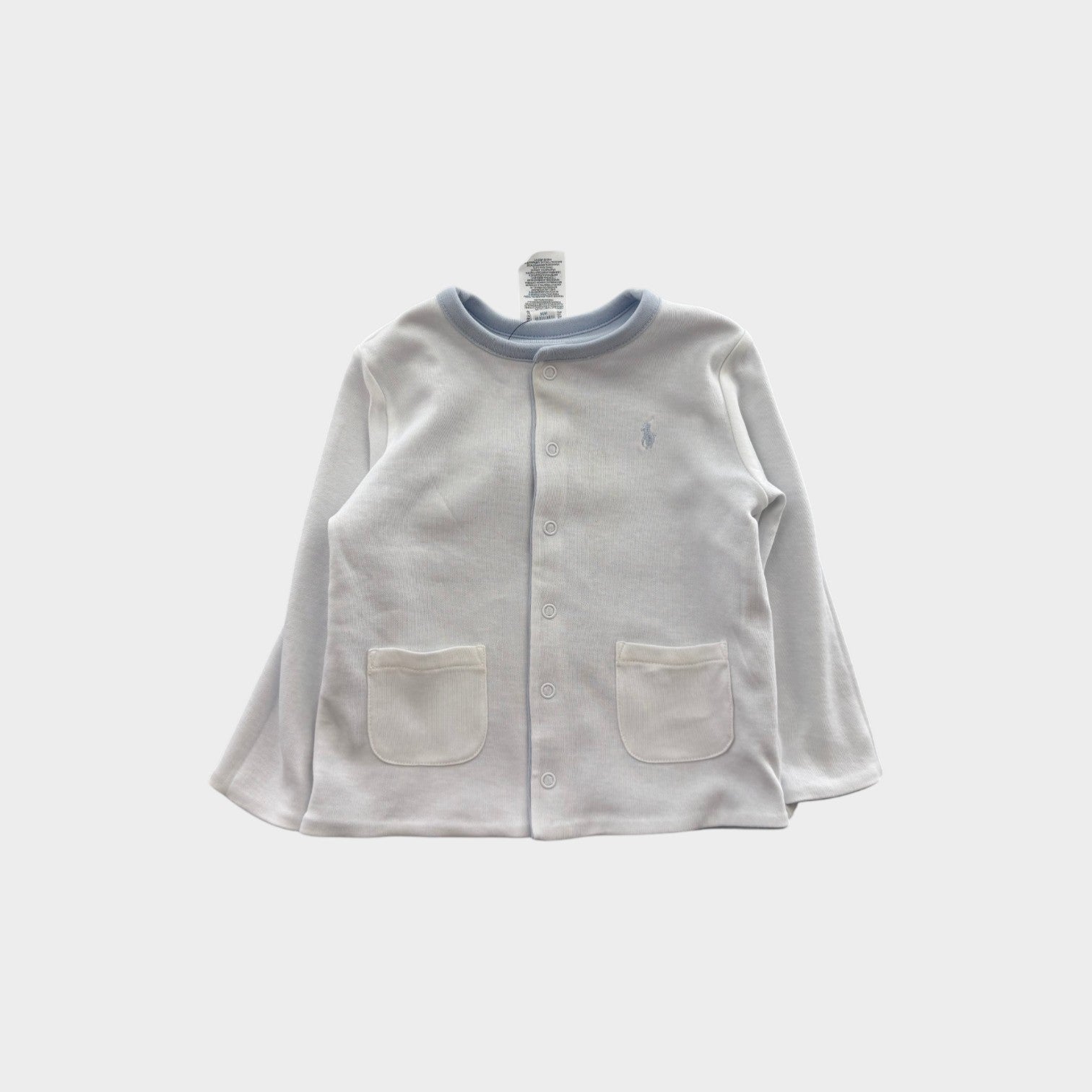 RL Embroidered Cardigan, Size 0