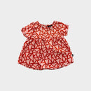 Animal Crackers Triangle Print Blouse, Size 0