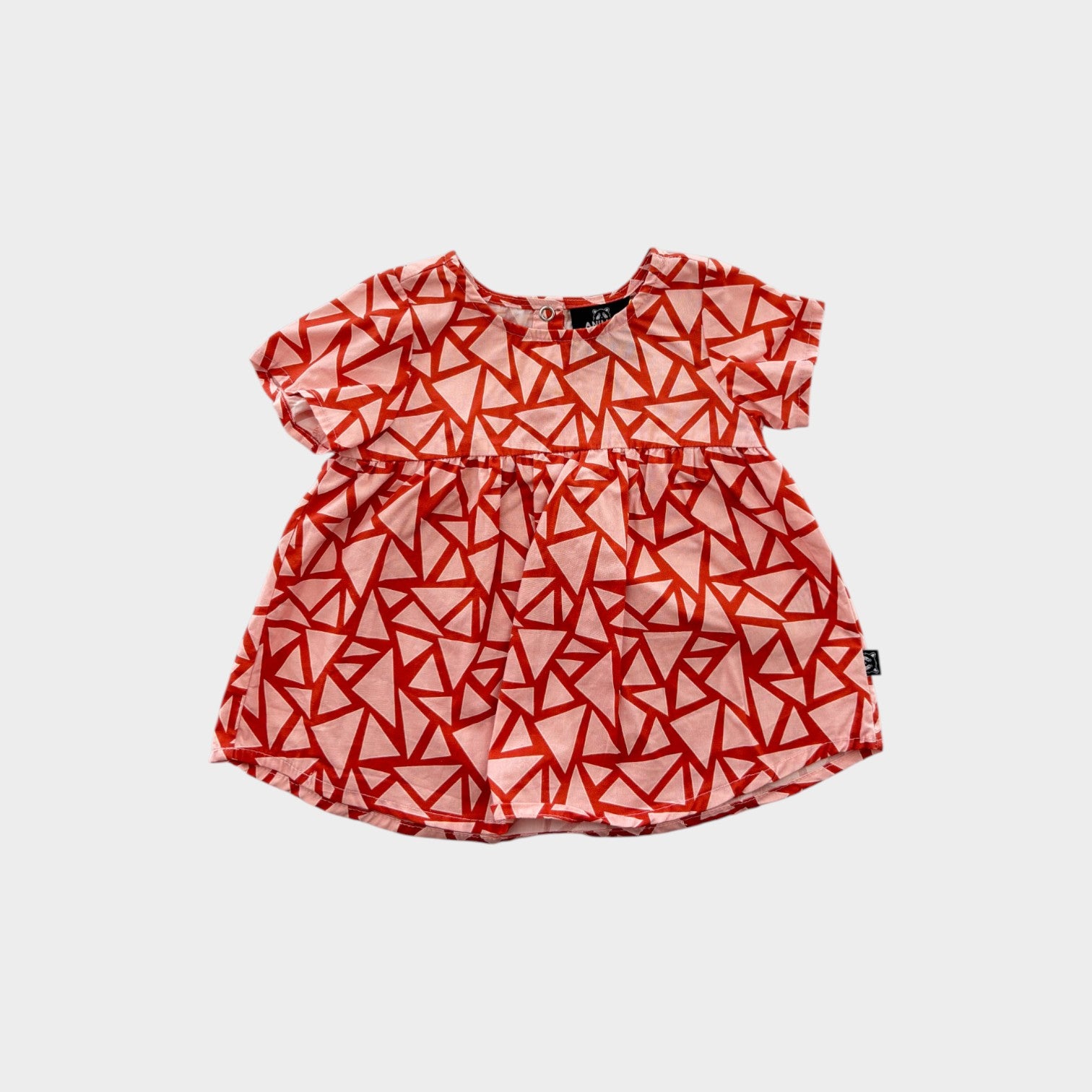 Animal Crackers Triangle Print Blouse, Size 0