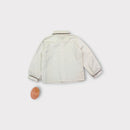 Heather Brown Holly Embroidered Collared Shirt, Size 1