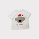 Bassike Santa Koala T-Shirt, Size 2