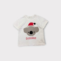 Bassike Santa Koala T-Shirt, Size 2
