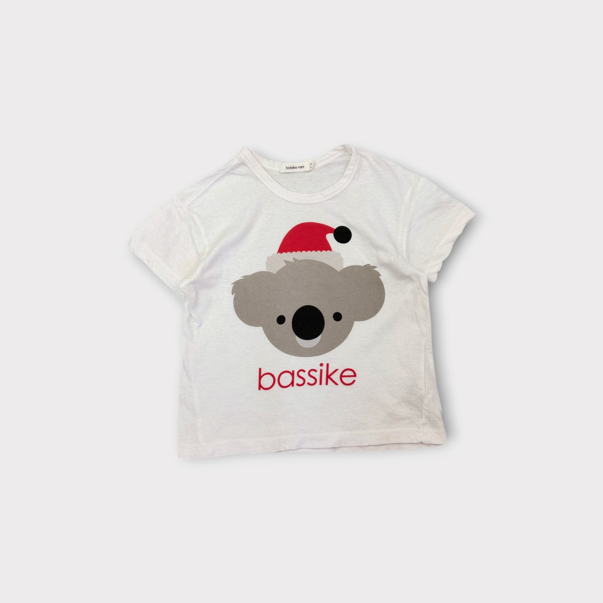 Bassike Santa Koala T-Shirt, Size 2