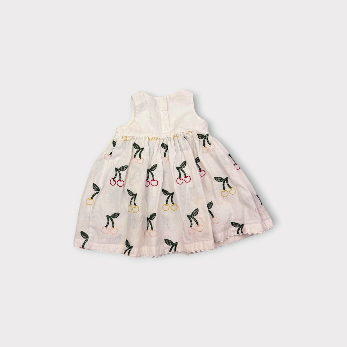 Stella McCartney Cherry Embroidered Dress, Size 0