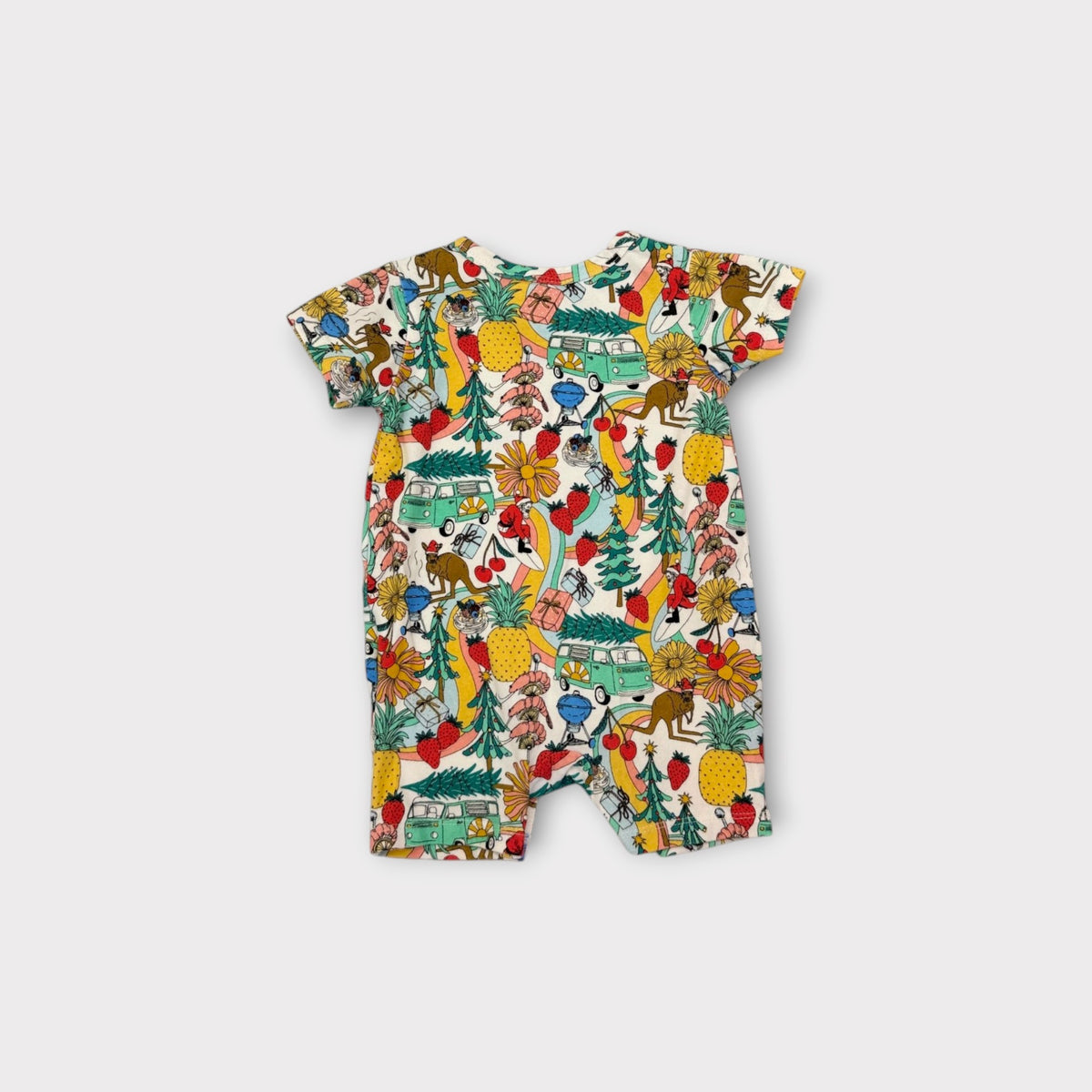 Cotton On Baby Aussie Christmas Romper, Size 000