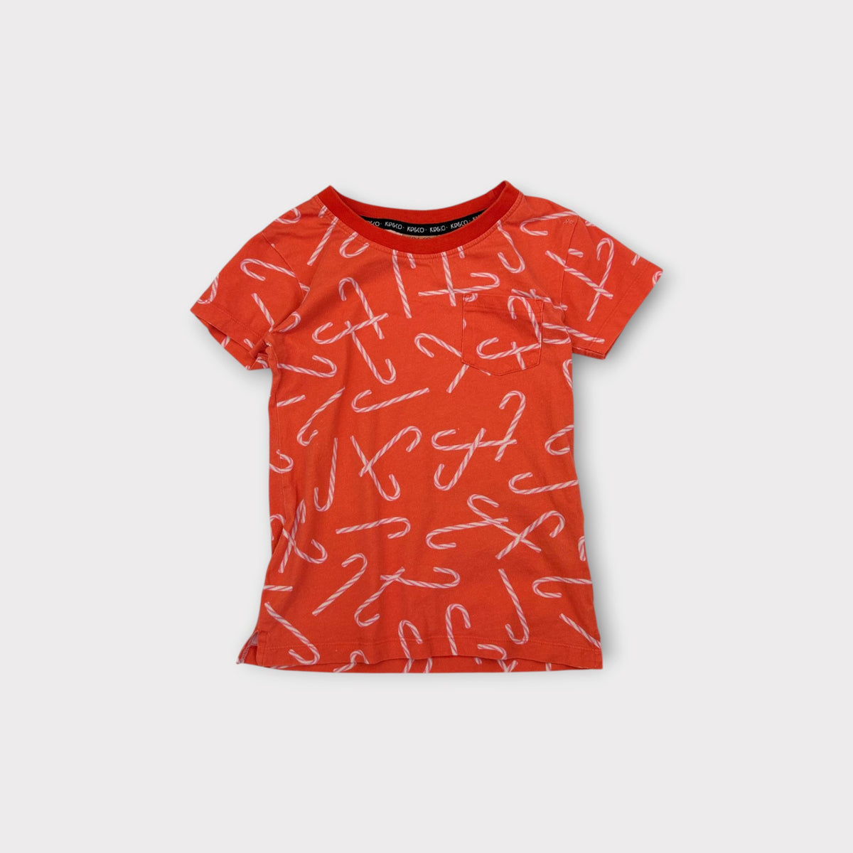 Kip & Co Candy Cane Pyjama Set, Size 7-8