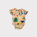 Halcyon Nights Christmas Bodysuit, Size 0000