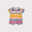 Cotton On Baby Christmas Fair Isle Romper, Size 0000