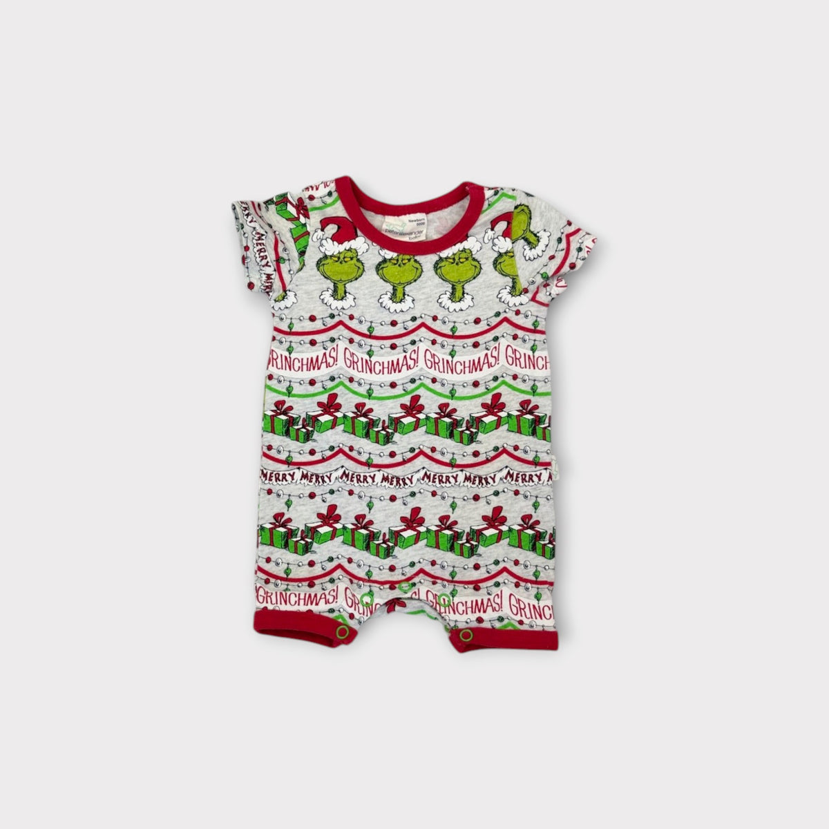 Peter Alexander Grinchmas Romper, Size 0000