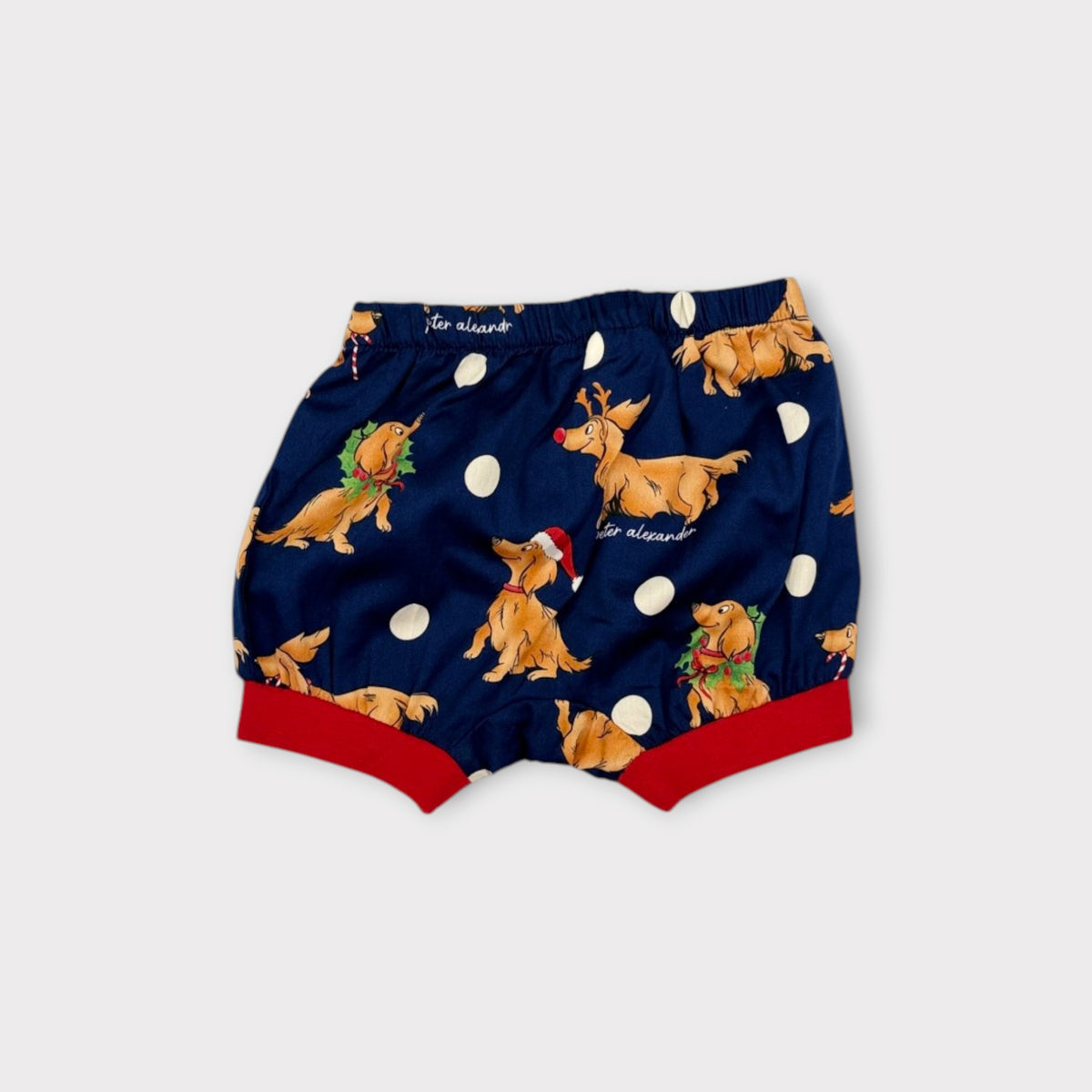 Peter Alexander Navy Dachshund Pyjama Set, Size 0