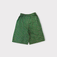Green Candy Cane Shorts & Bucket Hat Set, Size 4-5
