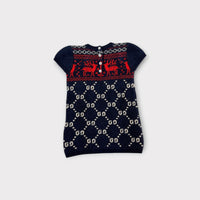 Gucci Reindeer GG Knit Dress, Size 0