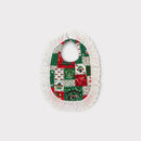 Vintage Christmas Patchwork Bib