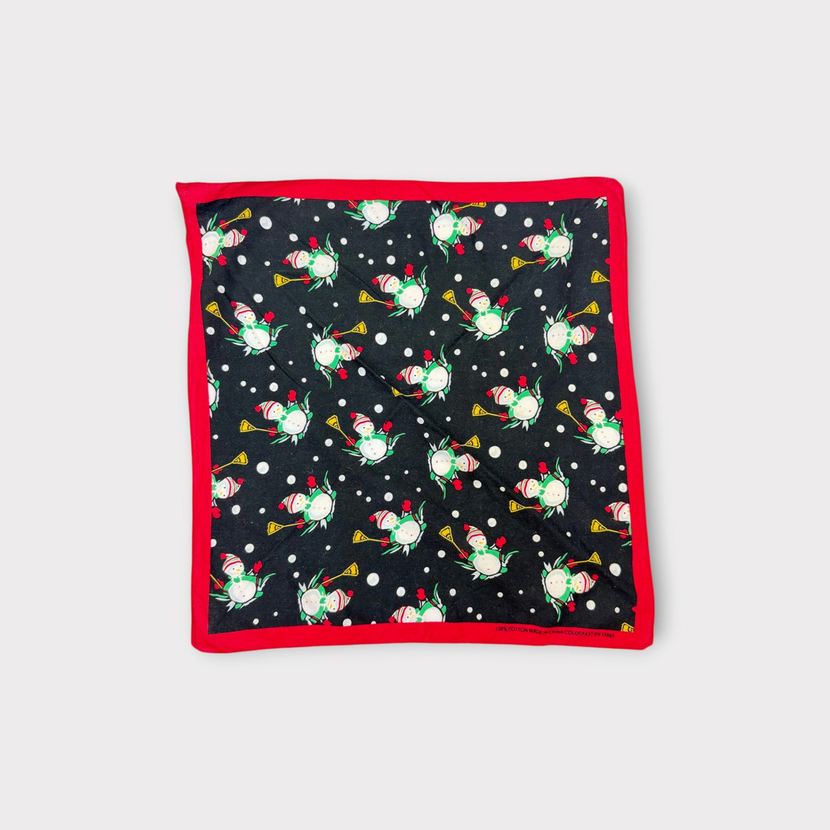 Snowman Print Bandana