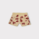 Mini Motif Santa Baby Knit Shorts, Size 2