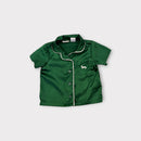 Peter Alexander Green Satin Pyjama Set, Size 1