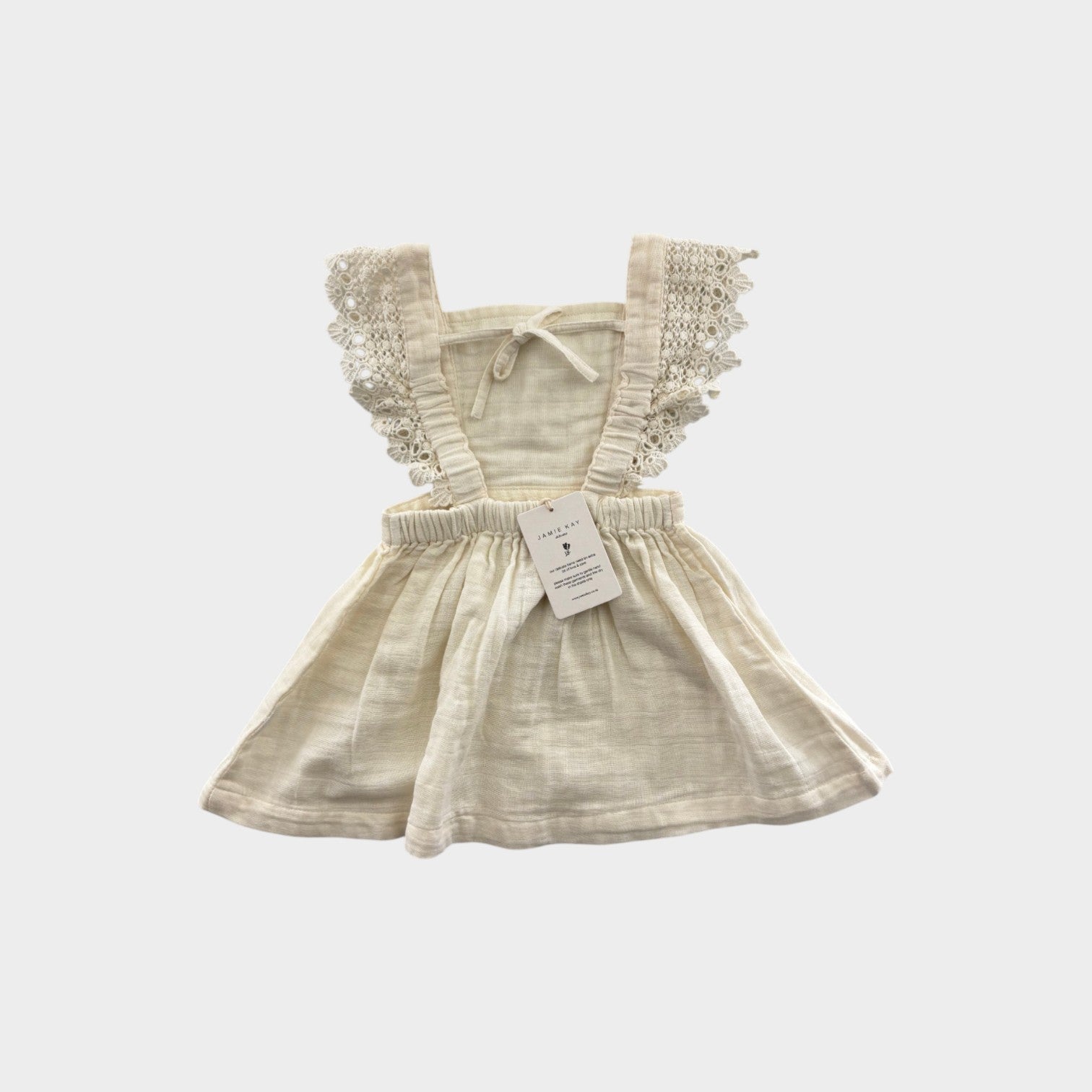 Jamie Kay Cream Muslin Lace Dress, Size 1
