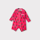 Pink Flower Swimsuit Set, Size 00
