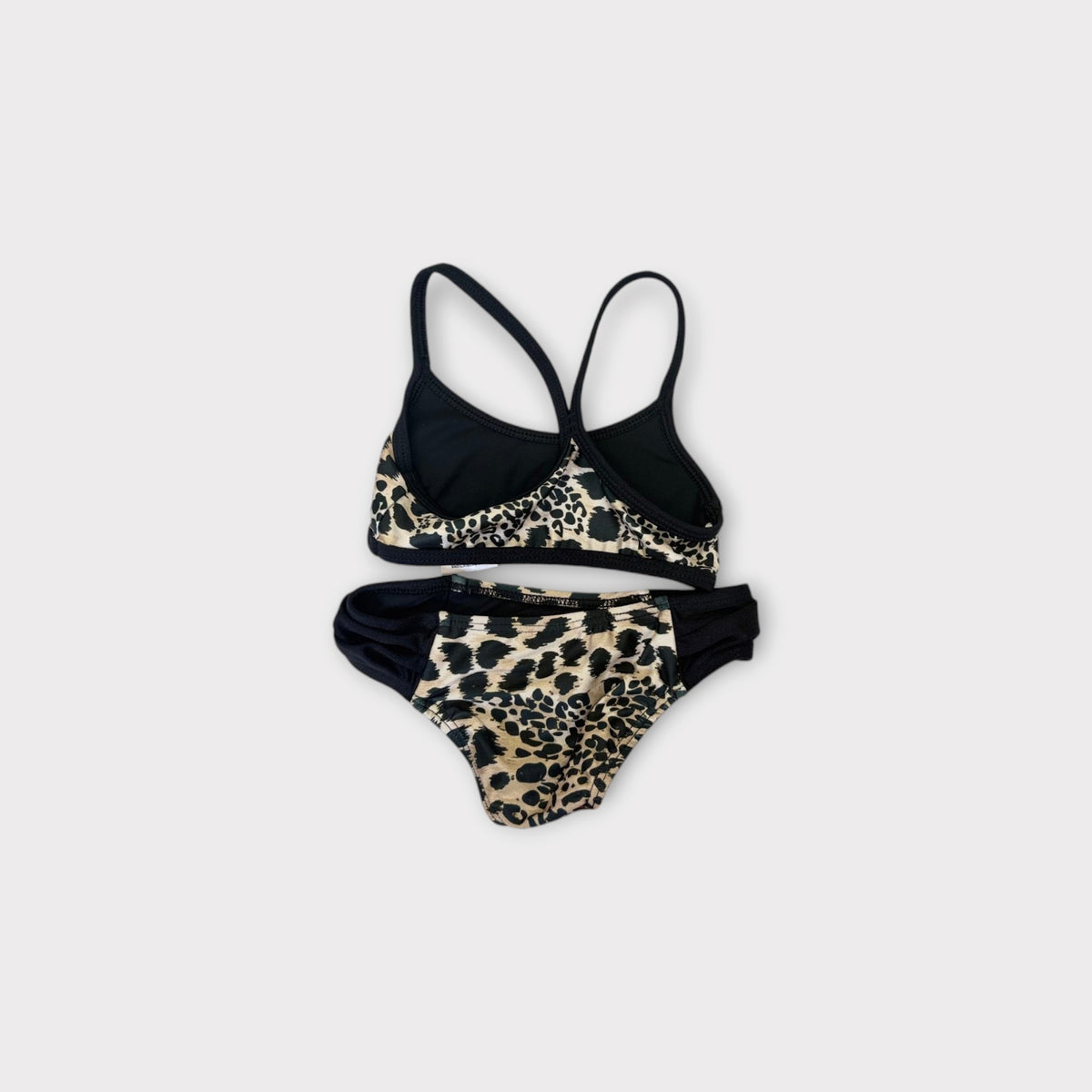 3 Piece Leopard Swimsuit Set, Size 2