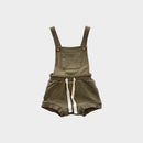 Jamie Kay Green Cotton Shortalls, Size 1