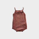 Mauve Knit Bodysuit, Size 1