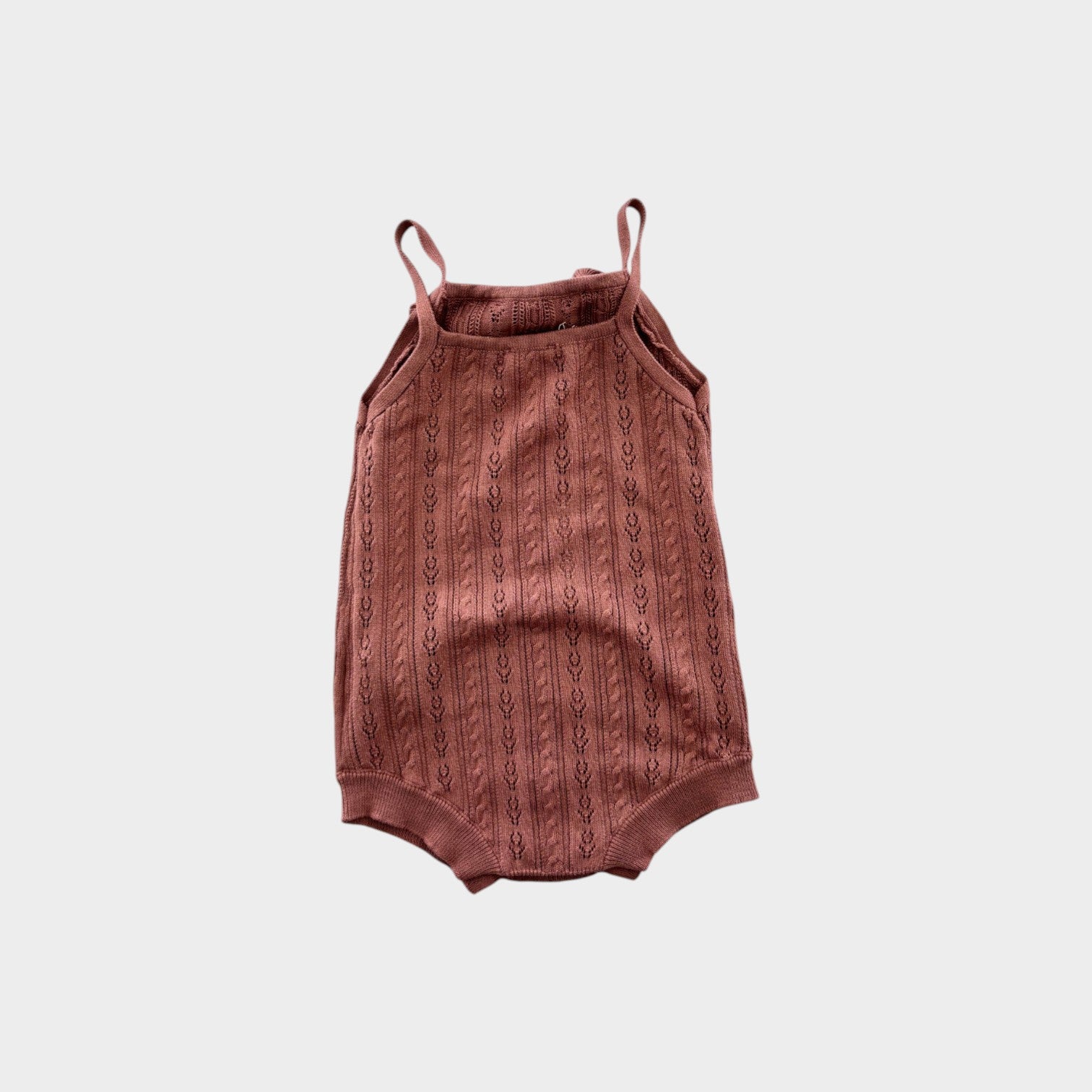Mauve Knit Bodysuit, Size 1