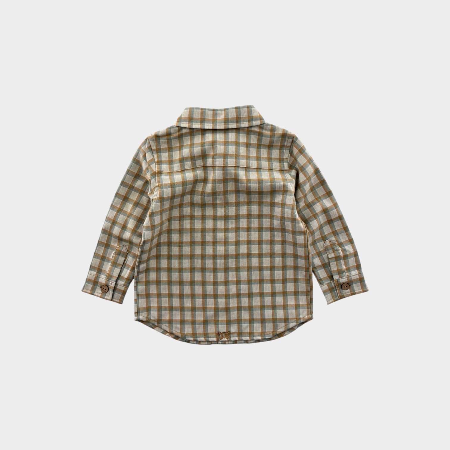 Animal Crackers Check Shirt, Size 1