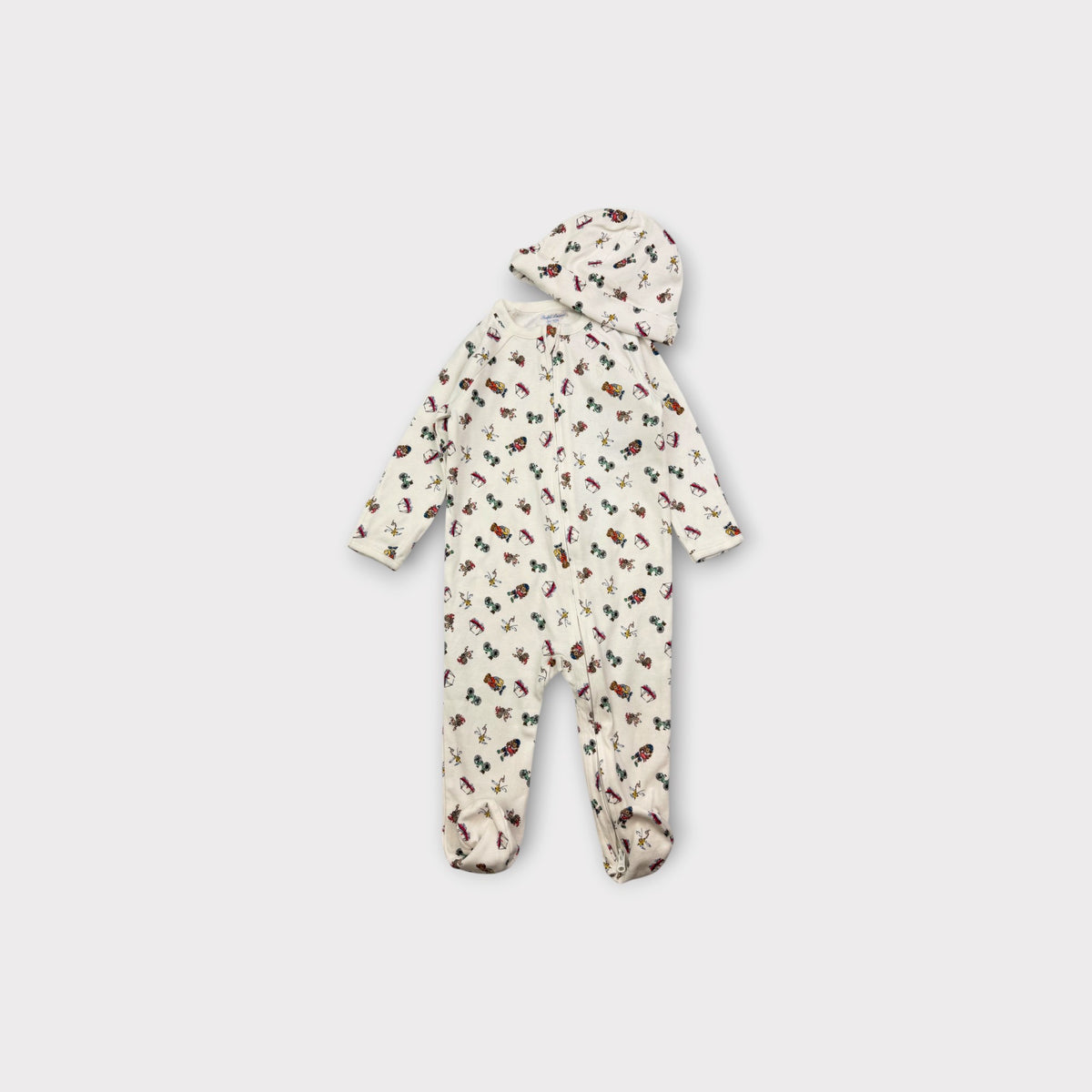 Ralph Lauren Fishing Polo Teddy Onesie, Size 0