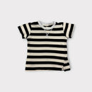Bassike Mini Stripe T-Shirt, Size 0