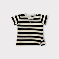 Bassike Mini Stripe T-Shirt, Size 0