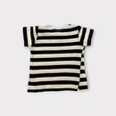 Bassike Mini Stripe T-Shirt, Size 0
