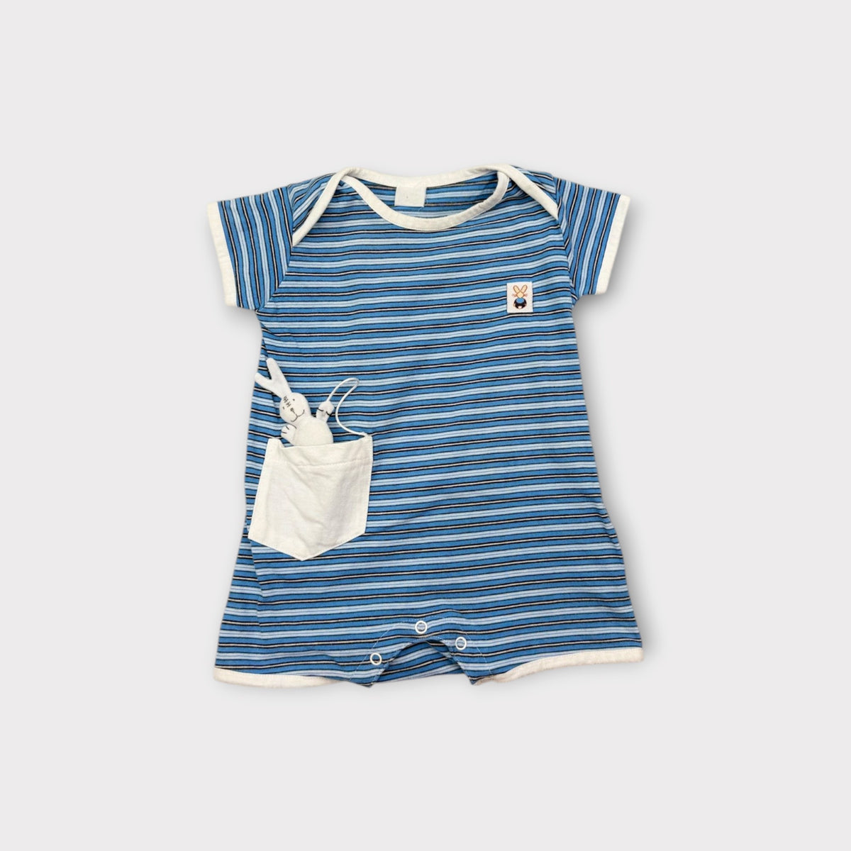 Vintage Stripe Romper, Size 00
