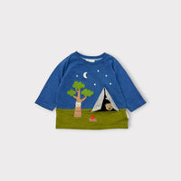 Purebaby Camping Long Sleeve Top, Size 0