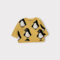 Hux Yellow Penguin Knit Jumper, Size 0