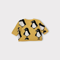 Hux Yellow Penguin Knit Jumper, Size 0