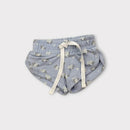 Jamie Kay Blue Floral Shorts, Size 0