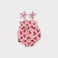 Hux Terry Towelling Romper, Size 0