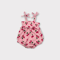 Hux Terry Towelling Romper, Size 0