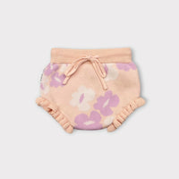 Ziggy Lou Floral Knit Bloomers, Size 000